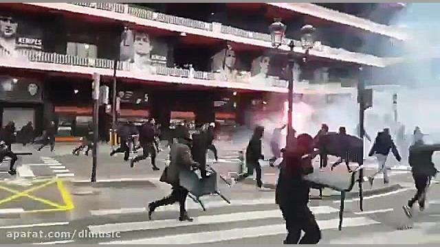 چخبره بیرون ورزشگاه والنسیا