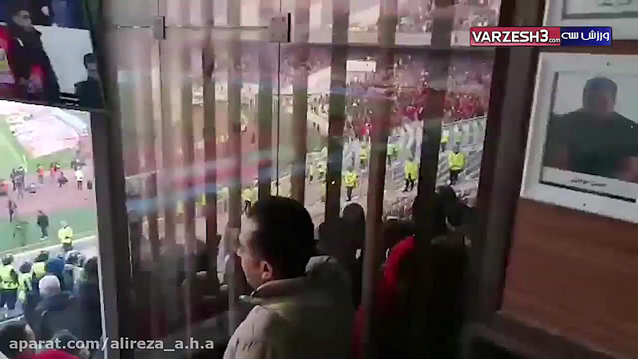 درگیری‌ و پرتاب‌سنگ‌در دقایق پ...