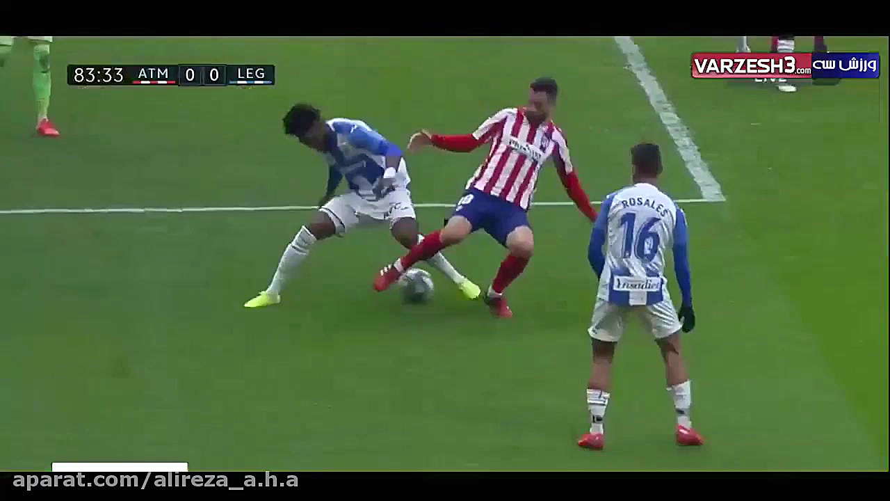 خلاصه بازی اتلتیکو مادرید لگان...