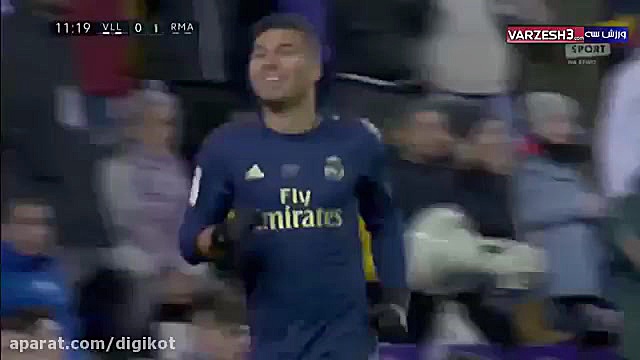 خلاصه بازی وایادولید 0  1 رئال...