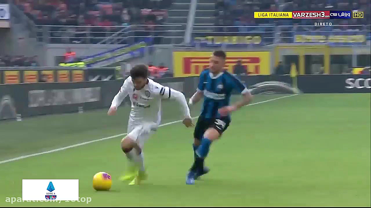 خلاصه بازی اینتر 1  کالیاری 1