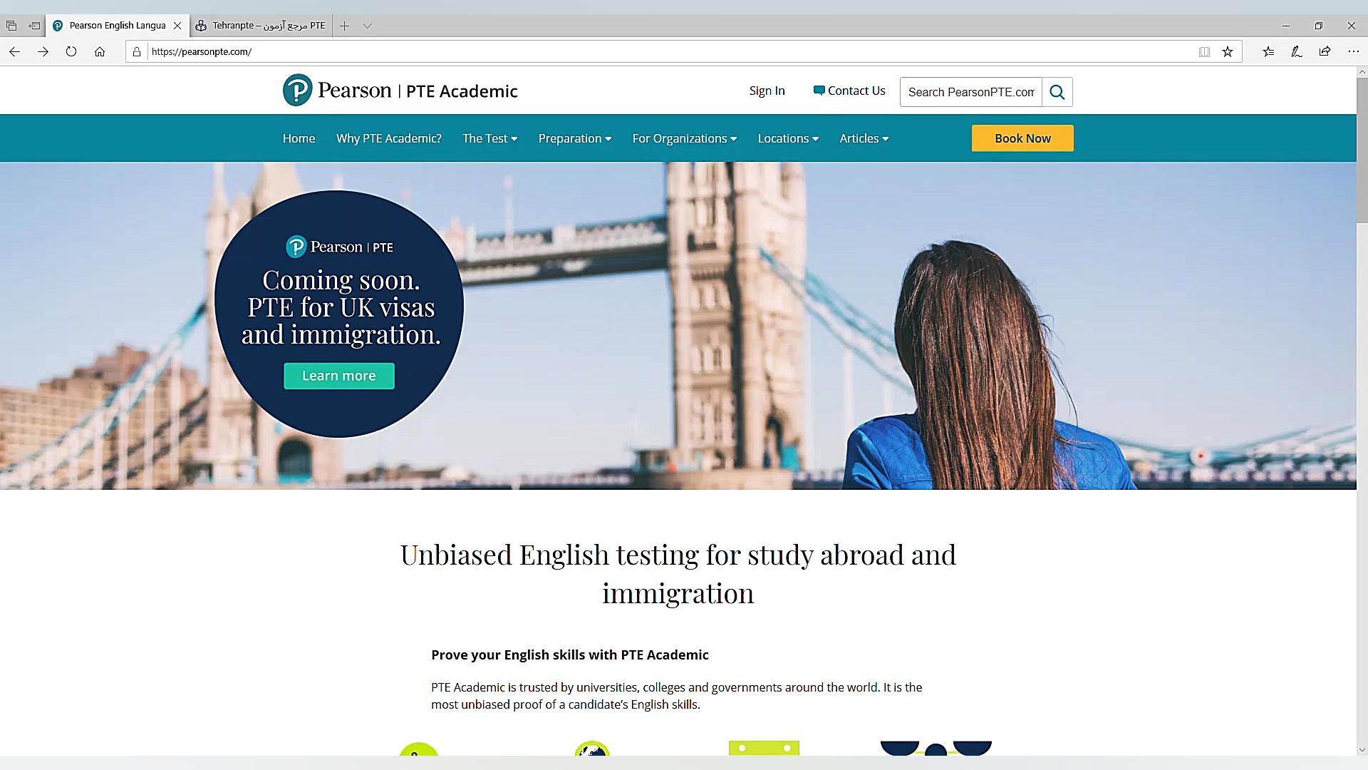 نحوه ثبت نام آزمون PTE