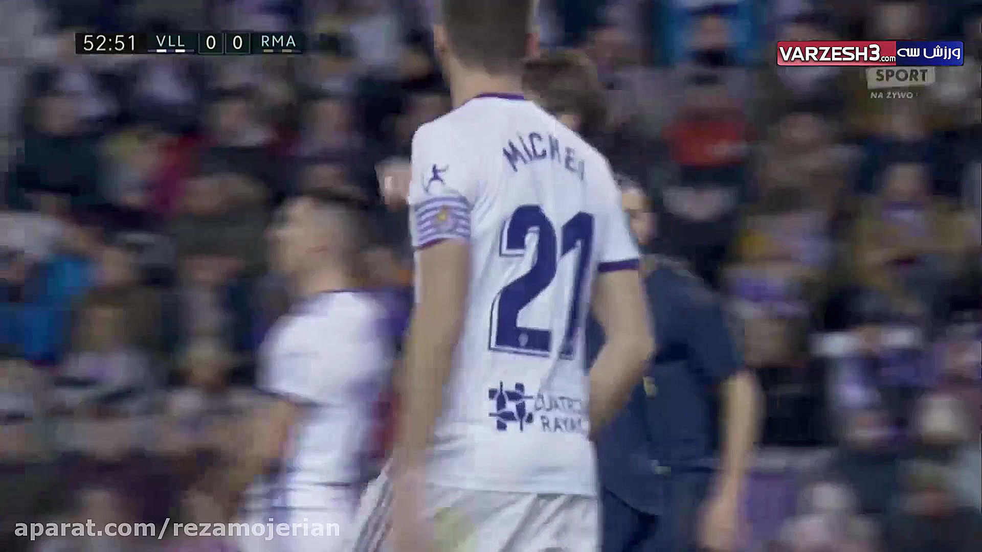 خلاصه بازی وایادولید 0  رئال م...