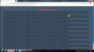Customize Scrollbar | HTML  CS...