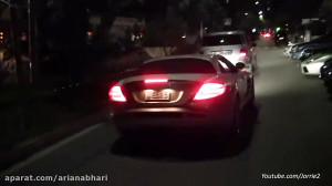 صدای اگزوز مرسدس بنز SLR