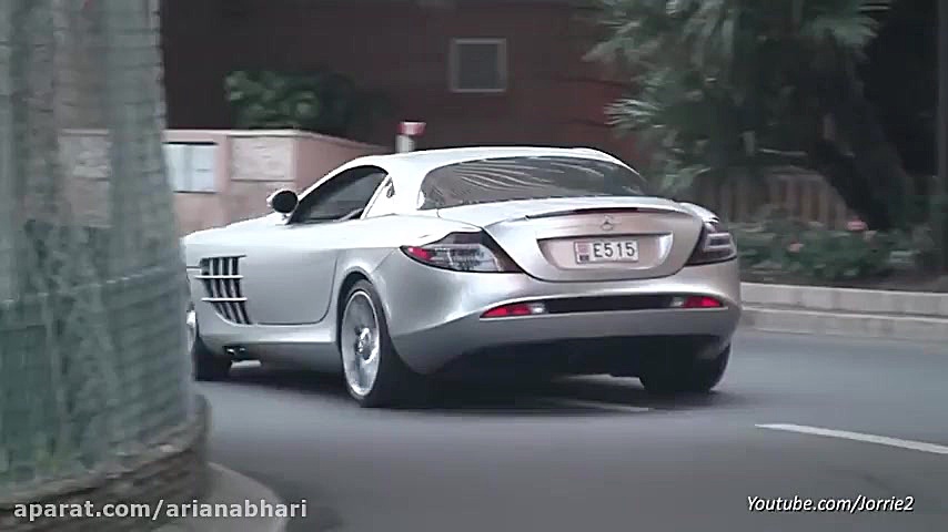 صدای اگزوز مرسدس بنز SLR