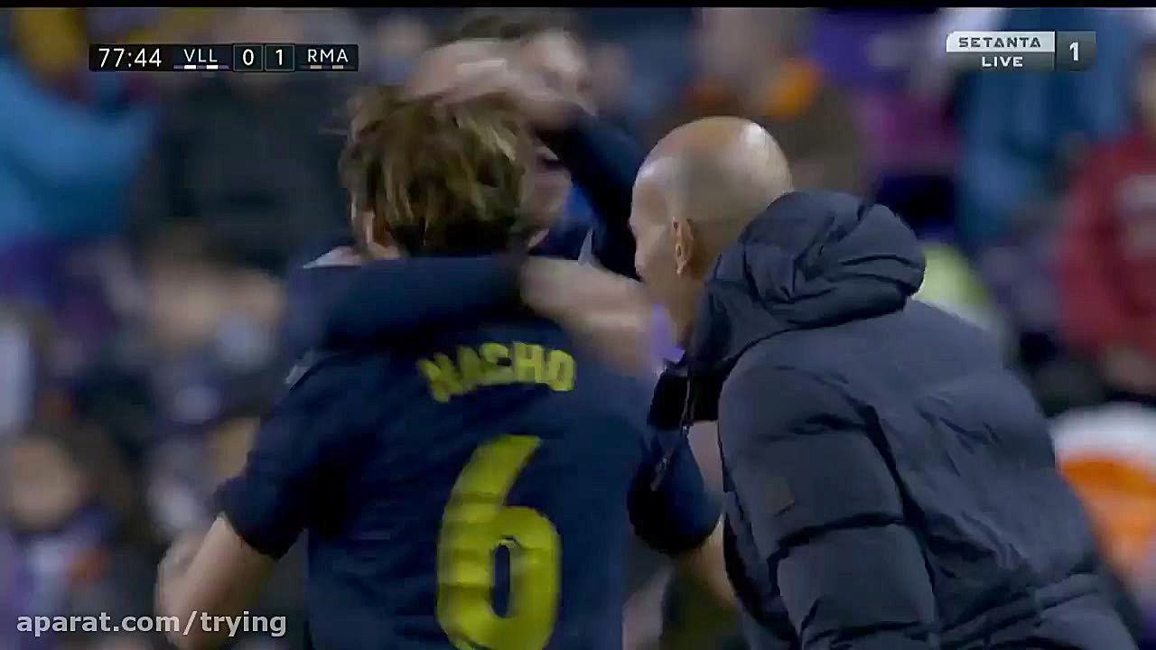 خلاصه بازی رئال مادرید 1 0 وای...