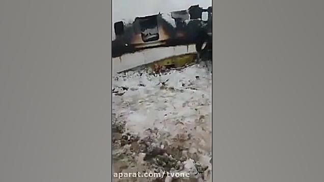 سقوط هواپیمای مسافربری در افغا...