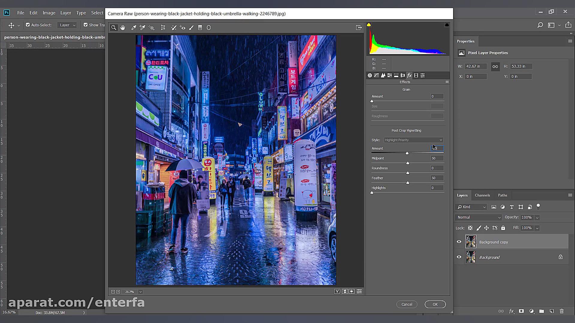 اصلاح رنگ عکس در فتوشاپ