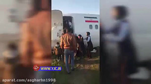 فیلم سقوط هواپیما کاسپین