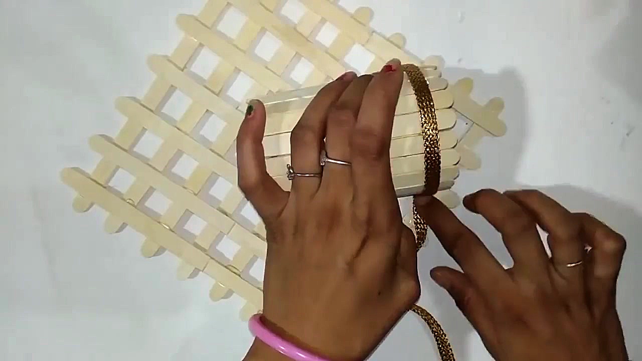 کاردستی با چوب بستنی (آویز دیو...