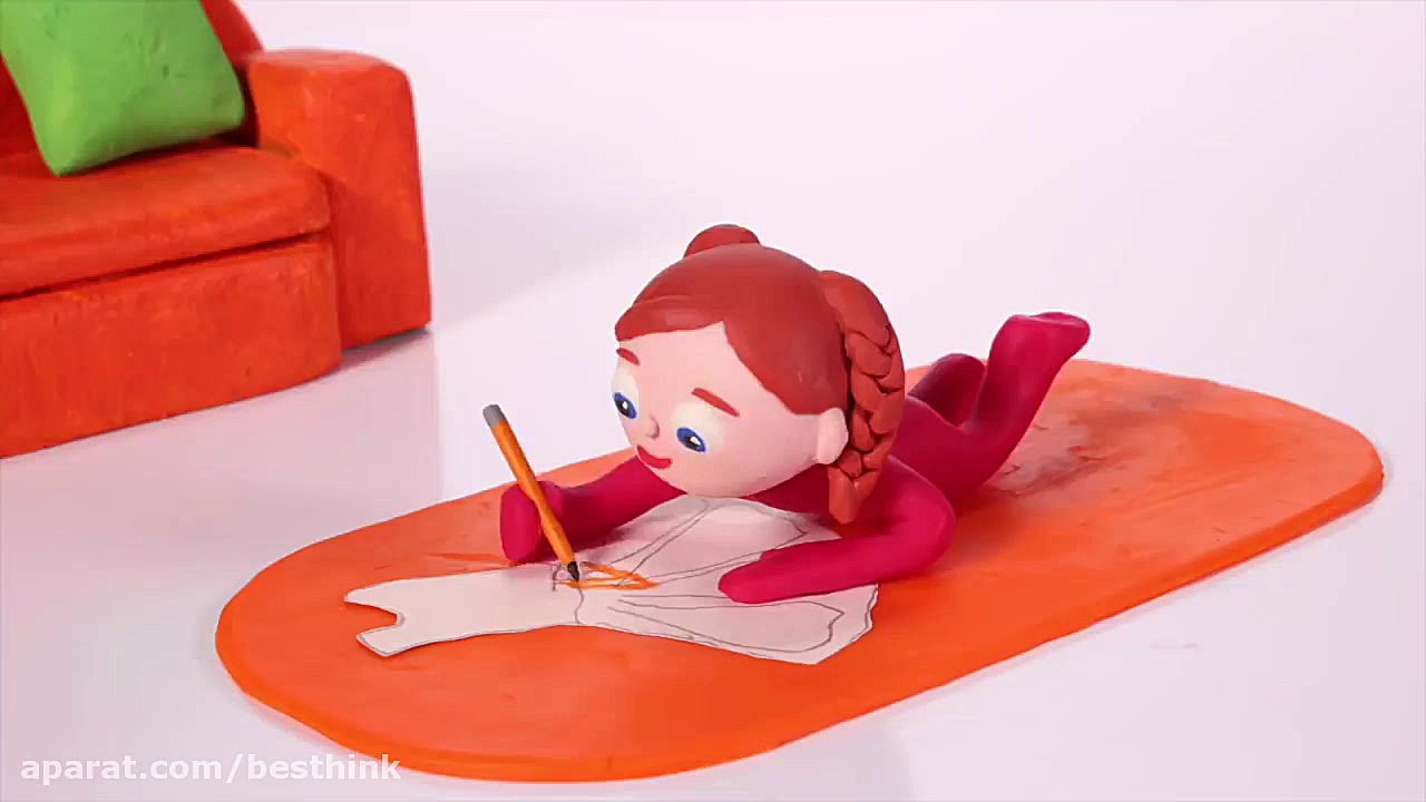 کارتون خمیری ، خوردن غذا چینی