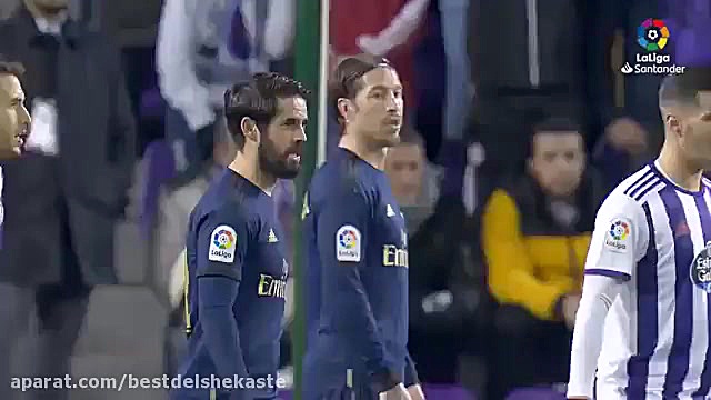 خلاصه بازی وایادولید 0  رئال م...