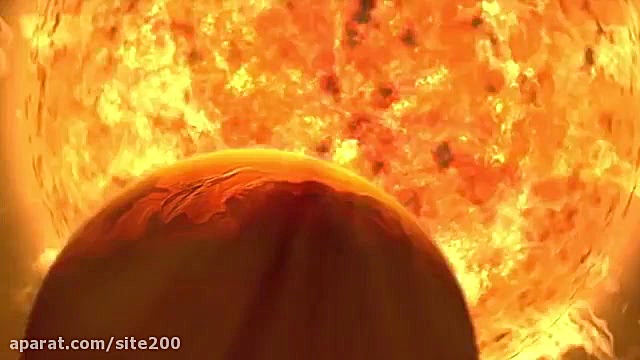 Artists animation of the Sun b...