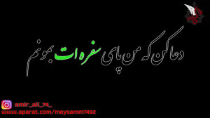 چادرت را بتکان روزی ما را بفرس...