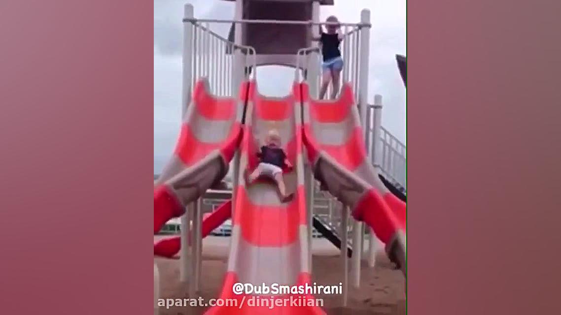 بچه بامزه و بد بخت