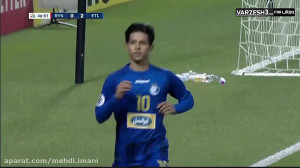 گل سوم استقلال تهران به الریان