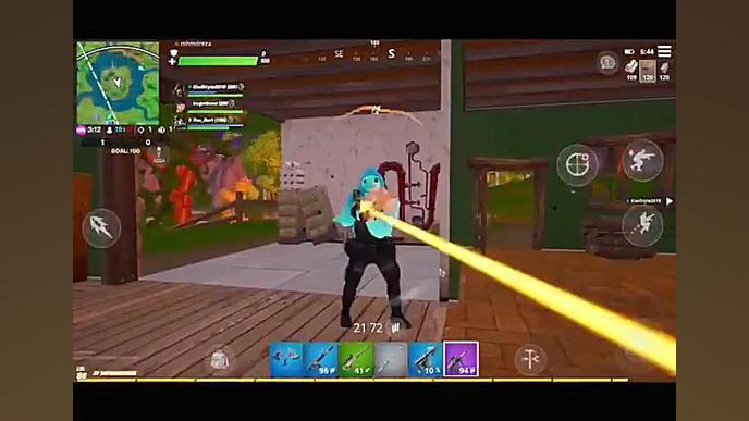 فورتنایت بازی با ممد فورتی،بری...