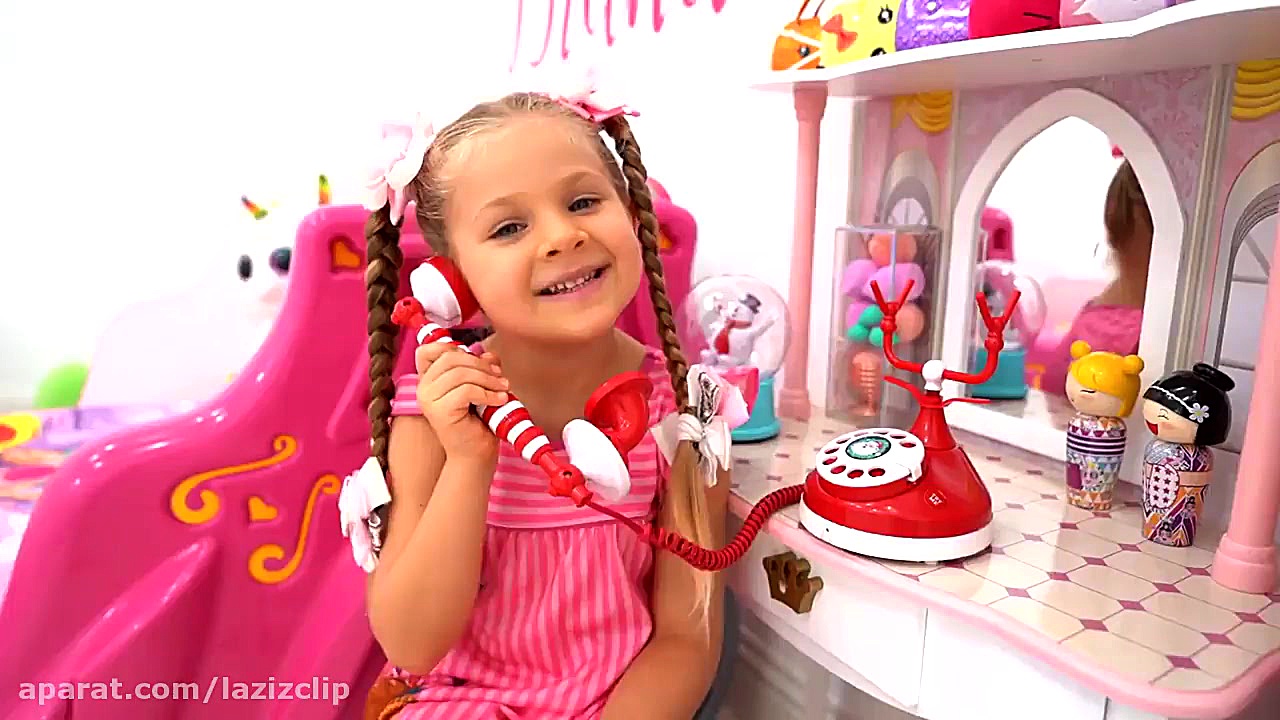 دیانا می خواهد با پدر بازی کند