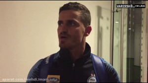 صحبت های وریا غفوری پس از برد