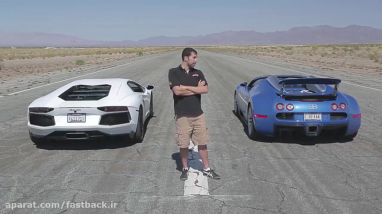 مسابقه بوگاتی ویرون , لامبورگی...