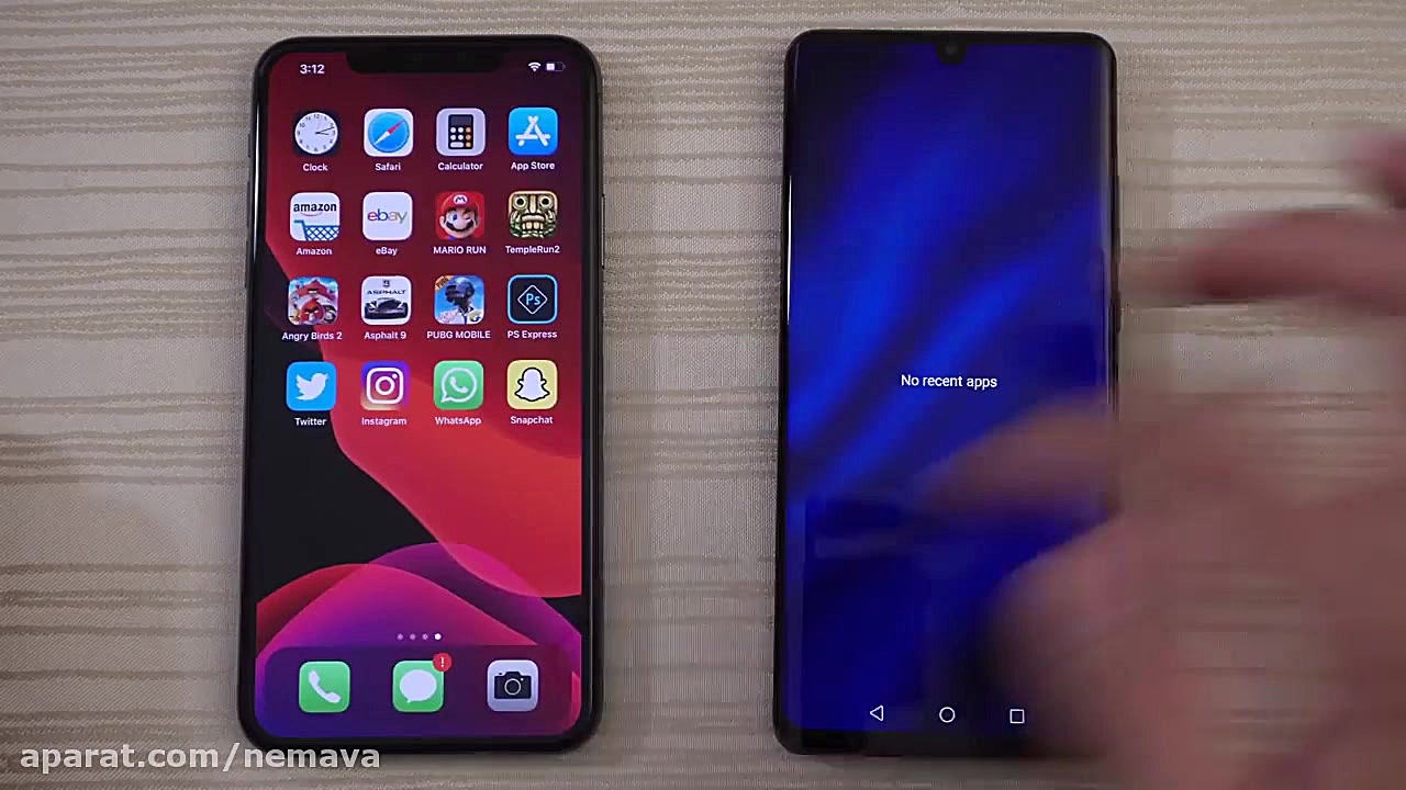 مقایسه پی ۳۰ پرو و آیفون ۱۱ پر...