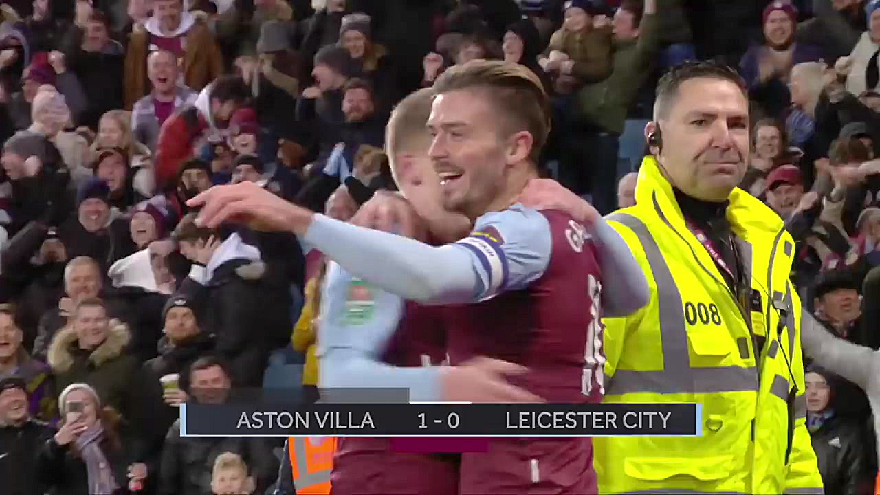 Aston Villa 2 1 Leicester City...