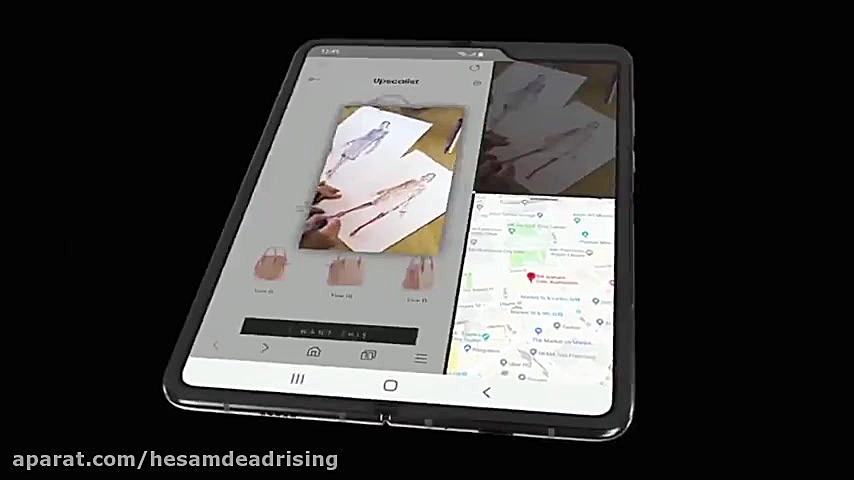 گوشی تاشو سامسونگ  تریلر رسمی