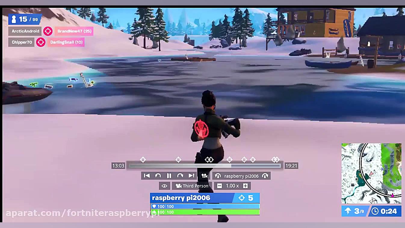 گیم پلی فورتنایت از خودم