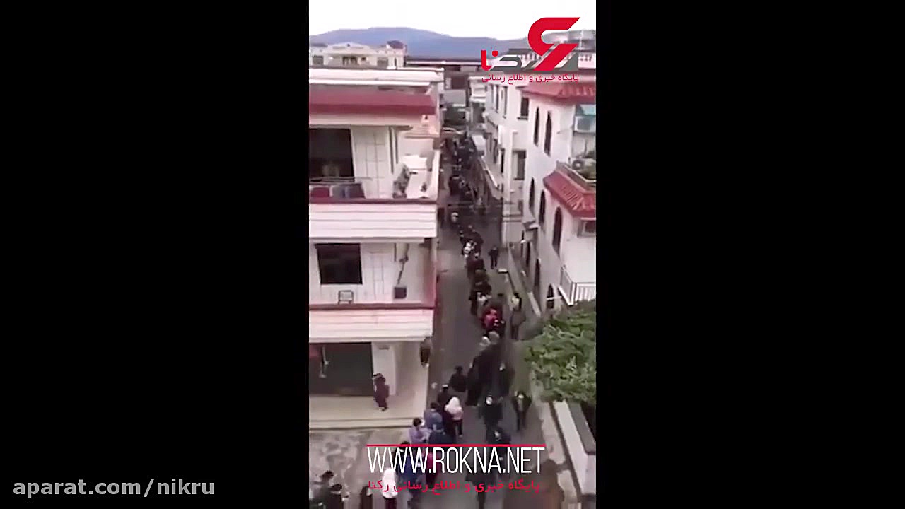 صف عجیب بیماران مبتلا به کرونا...