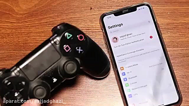 اتصال دسته پلی استیشن به گوشی...
