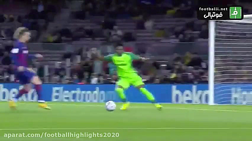 گل اول بارسلونا به لگانس توسط...