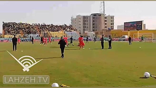 گرم کردن بازیکنان پرسپولیس پیش...