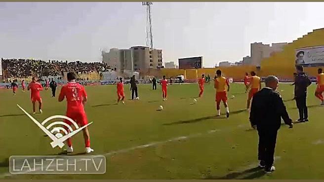 گرم کردن بازیکنان پرسپولیس پیش...