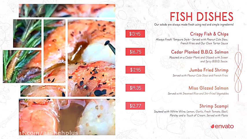 افترافکت اسلایدشو  Restaurant...