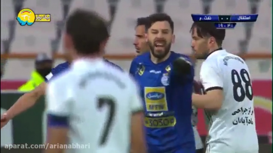 خلاصه بازی استقلال  نفت مسجد س...