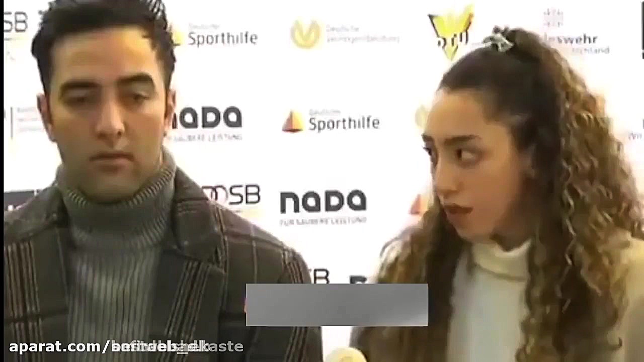 همسر کیمیا علیزاده وسط حرفاش ز...