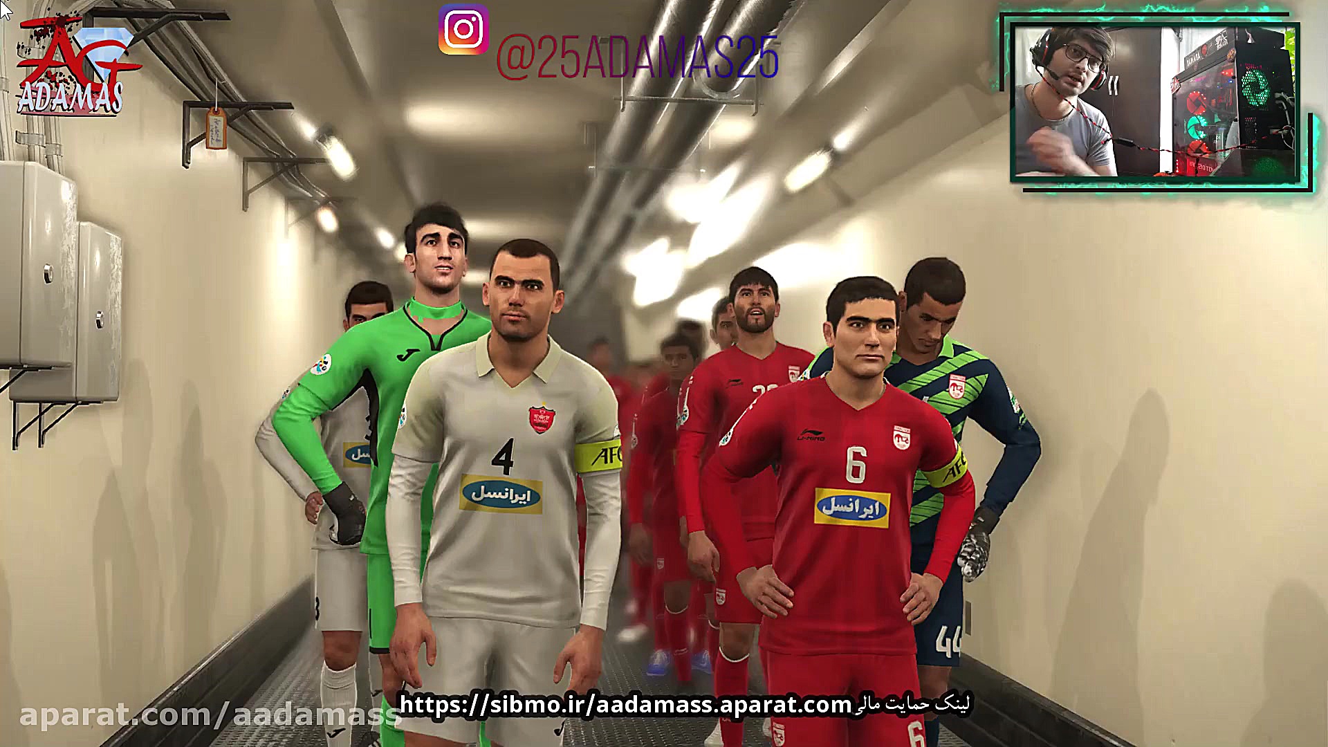 گیم پلی بازی pes 2019 تراکتورس...