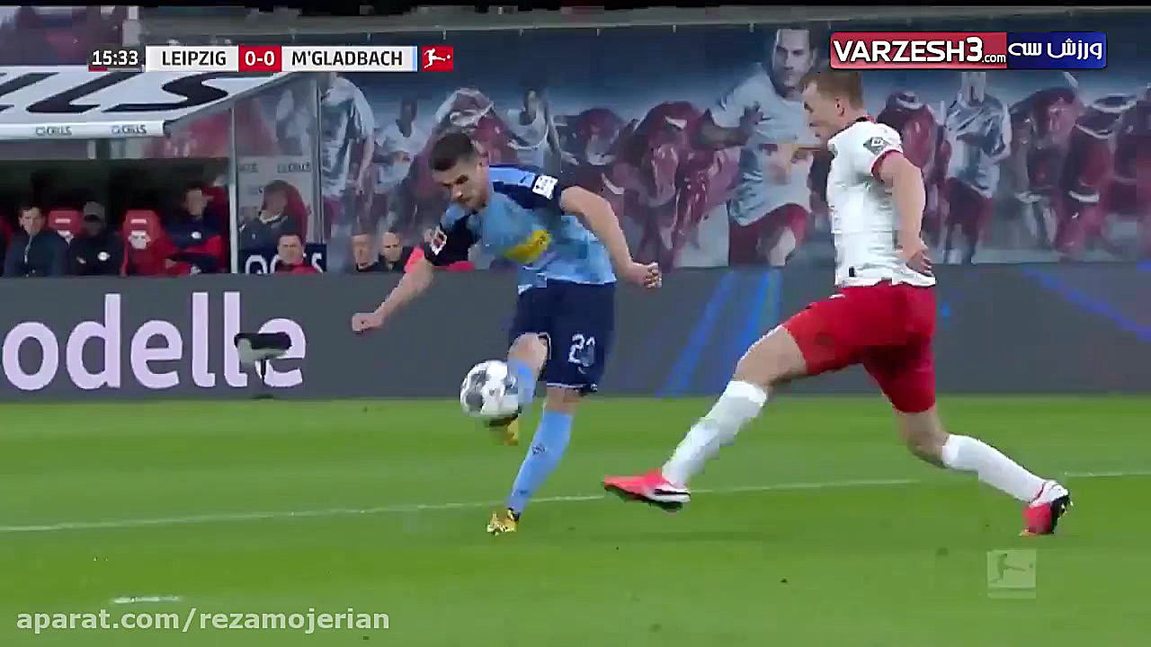 خلاصه بازی لایپزیش 2  مونشن گل...