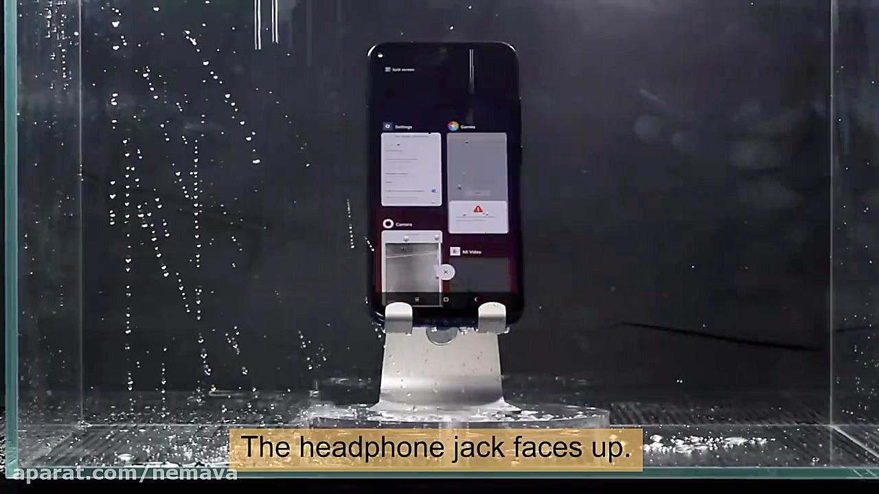 تست آب گوشی شیائومی ردمی نوت ۷