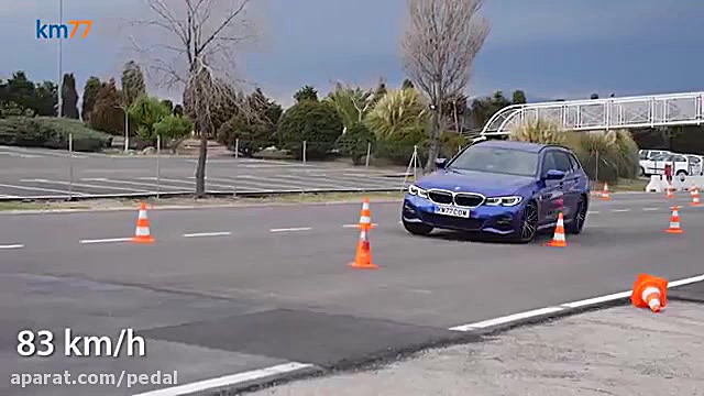 تست گوزن (مارپیچ) ب ام و سری 3...