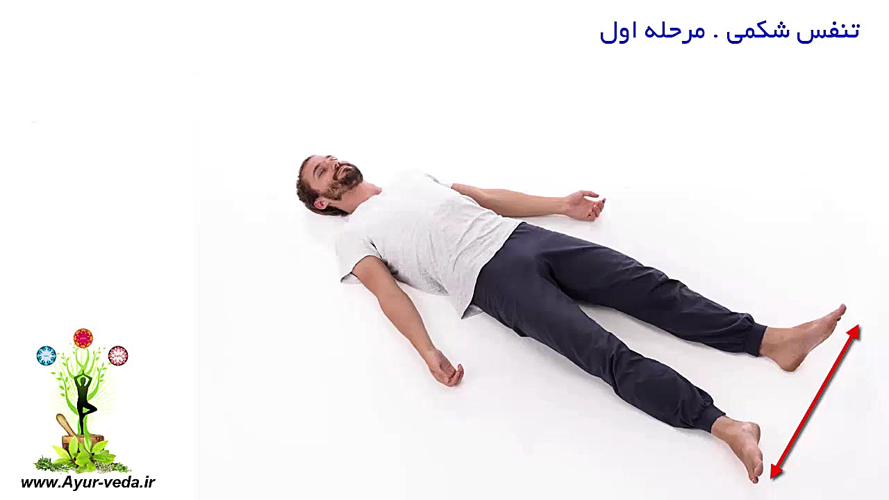 آموزش تنفس شکمی &ndash; مرحله...