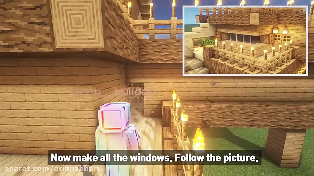 آموزش ساخت خانه بزرگ در ماین ک...