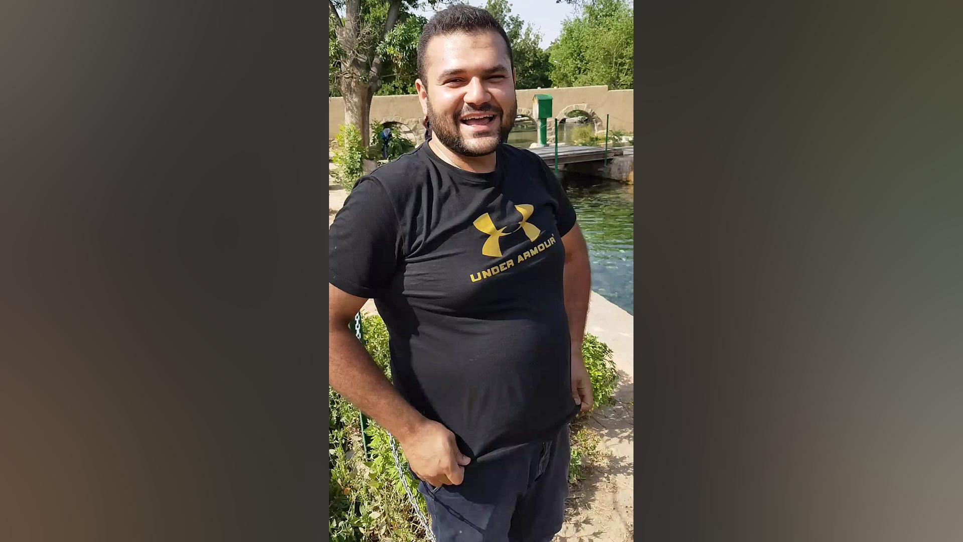 آب بازی توی چشمه علی