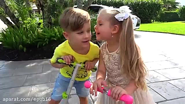 دیانا و روما با داستان  بستنی...