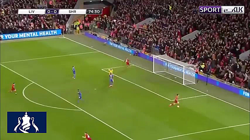 خلاصه بازی لیورپول 1 0 شروزبری