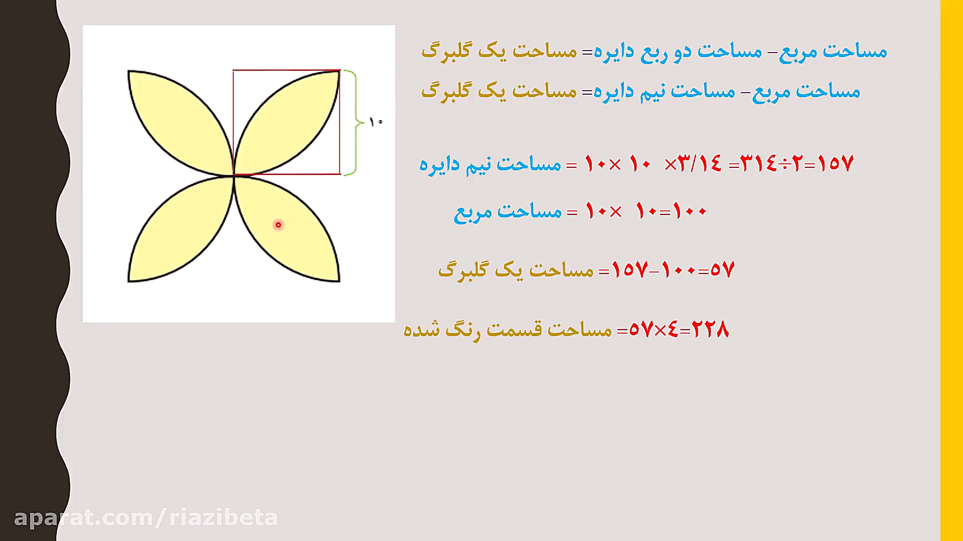 حل تمرین کتاب ریاضی پایه ششم...