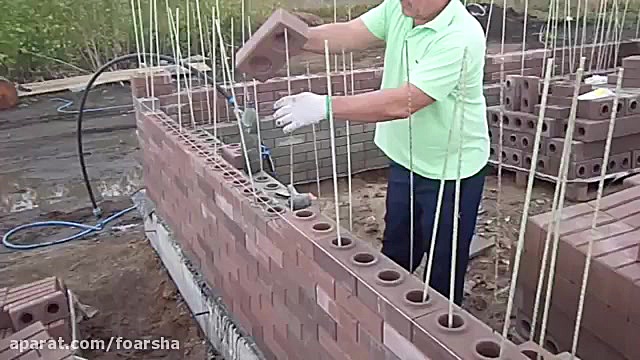 روش نصب آجر پازلی