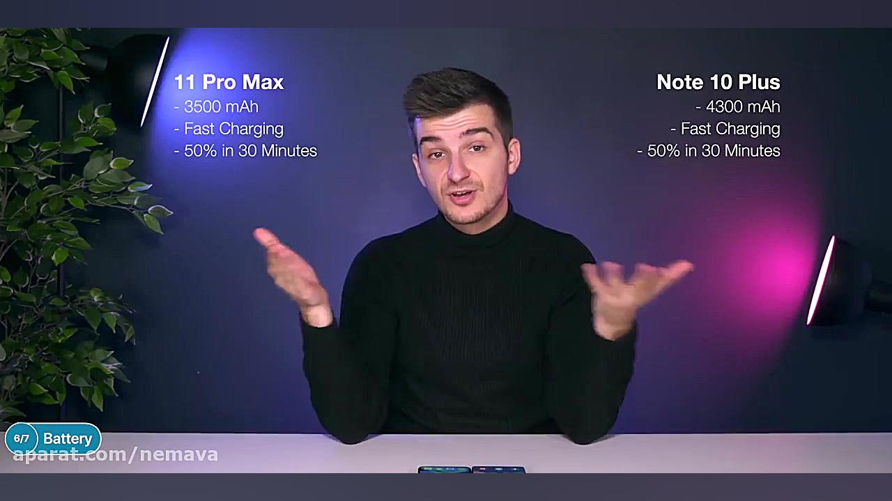 مقایسه گوشی آیفون ۱۱ پرو مکس ب...