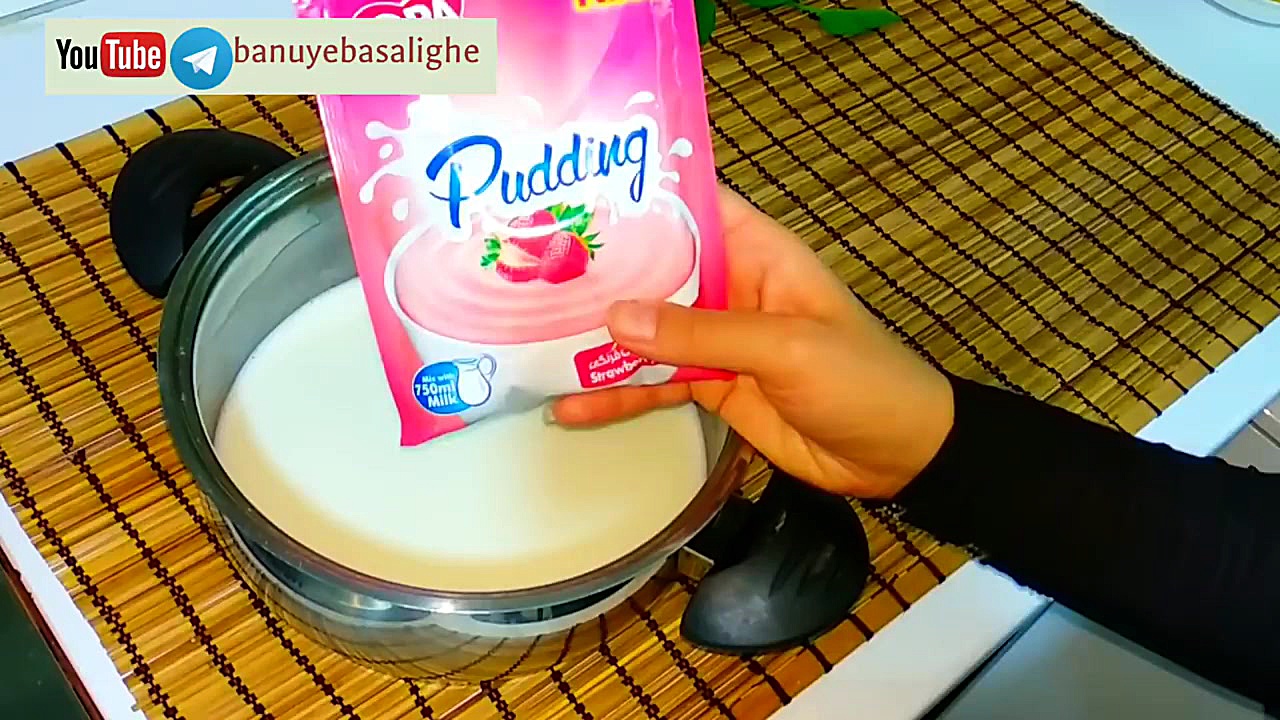 سه نوع دسر رنگارنگ و کم هزینه...